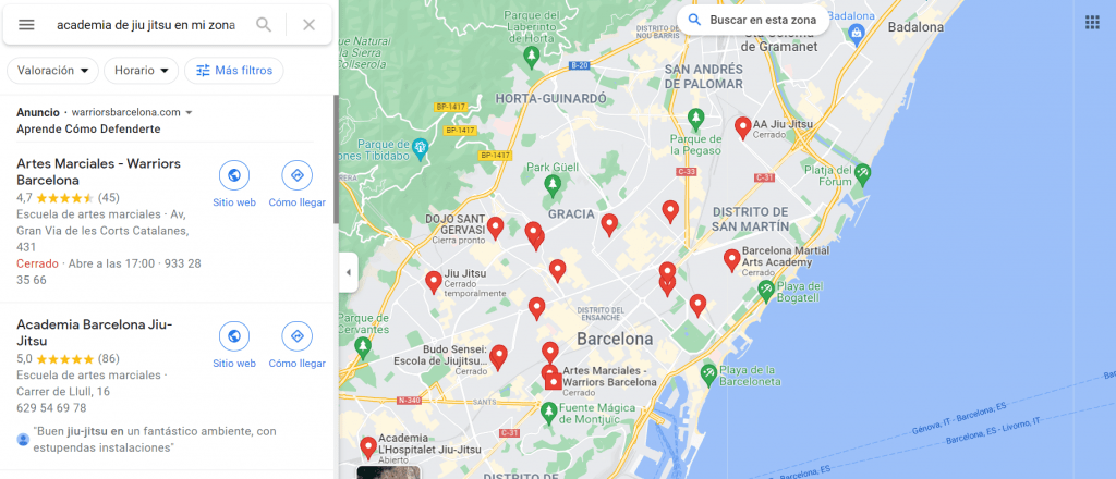 academias-googlemaps
